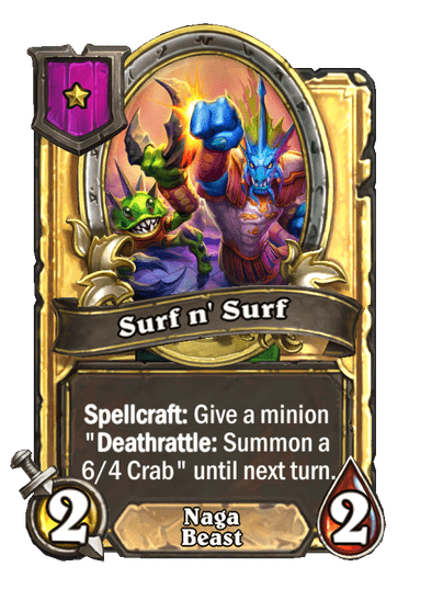 Surf n' Surf Hearthstone kártya