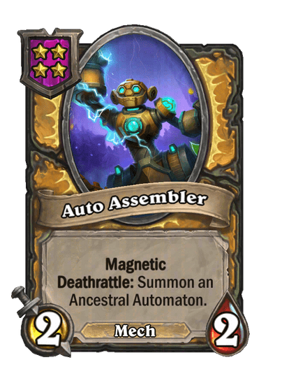 Auto Assembler Hearthstone kártya