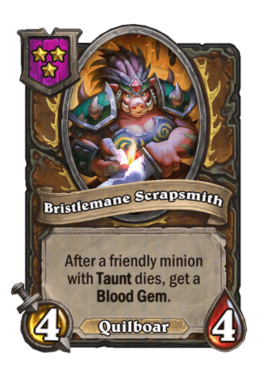 Bristlemane Scrapsmith Hearthstone kártya