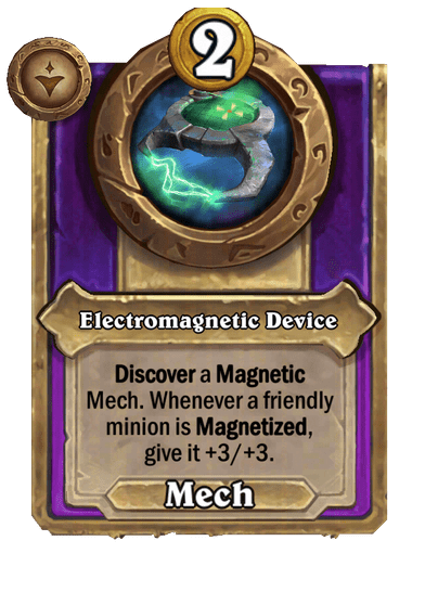 Electromagnetic Device Hearthstone kártya