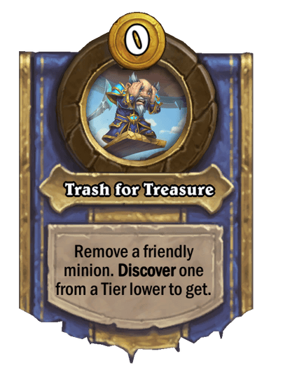 Trash for Treasure Hearthstone kártya