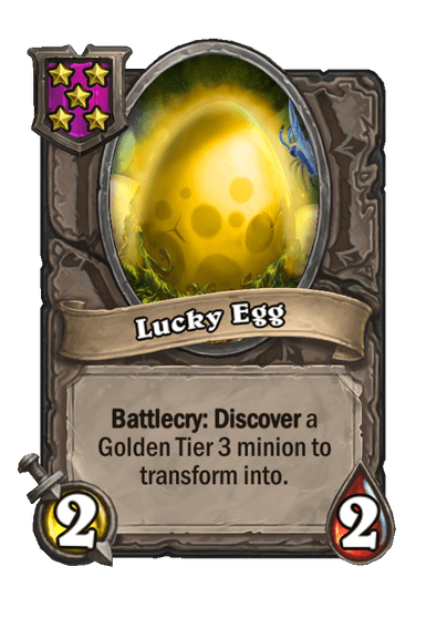 Lucky Egg Hearthstone kártya