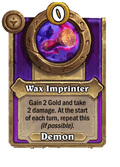 Wax Imprinter Hearthstone kártya