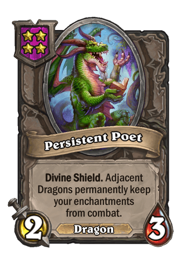 Persistent Poet Hearthstone kártya