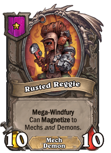 Rusted Reggie Hearthstone kártya