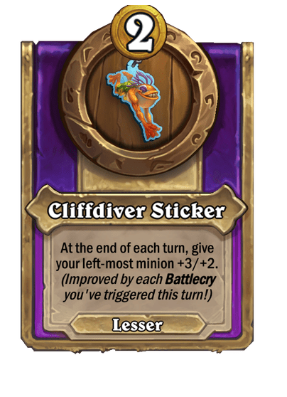Cliffdiver Sticker