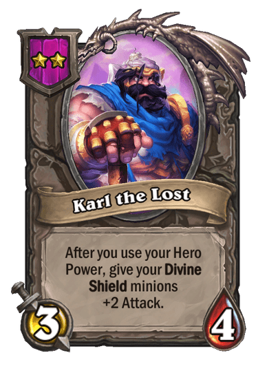Karl the Lost Hearthstone kártya
