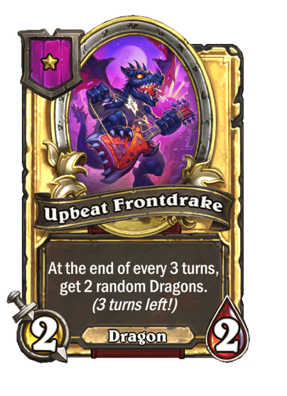 Upbeat Frontdrake Hearthstone kártya