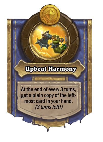 Upbeat Harmony Hearthstone kártya