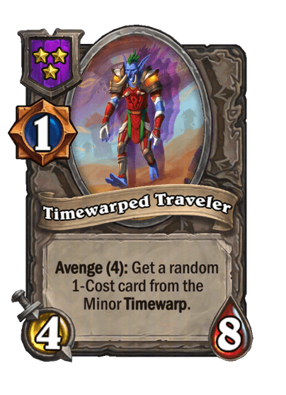 Timewarped Traveler Hearthstone kártya