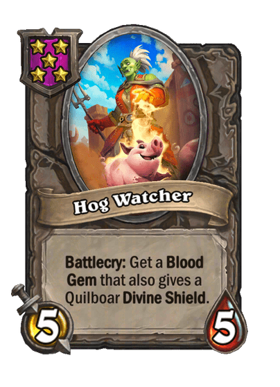 Hog Watcher Hearthstone kártya