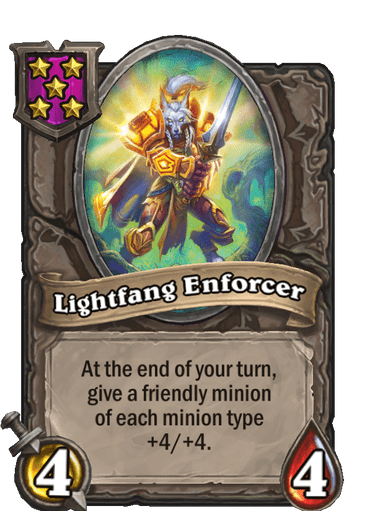 Lightfang Enforcer Hearthstone kártya