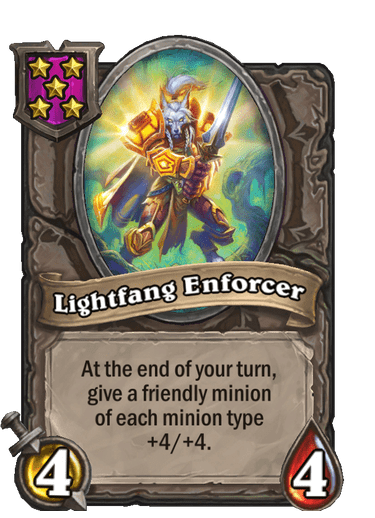 Lightfang Enforcer Hearthstone kártya