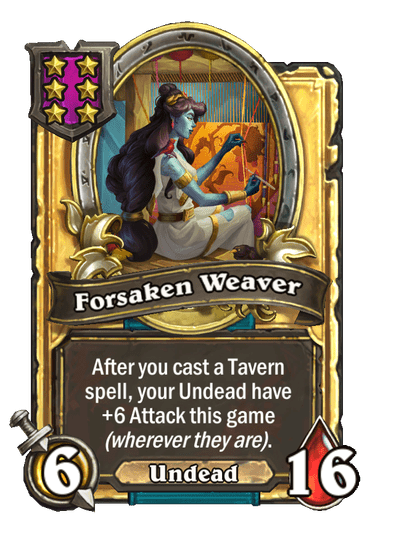 Forsaken Weaver Hearthstone kártya