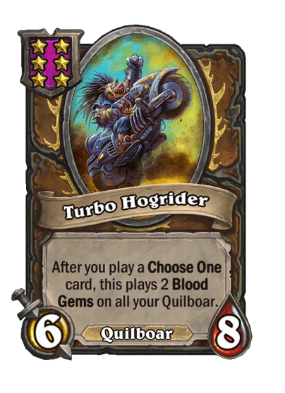 Turbo Hogrider Hearthstone kártya
