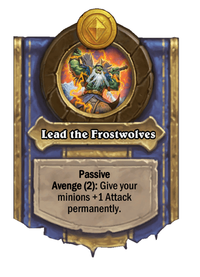Frostwolf Fervor Hearthstone kártya