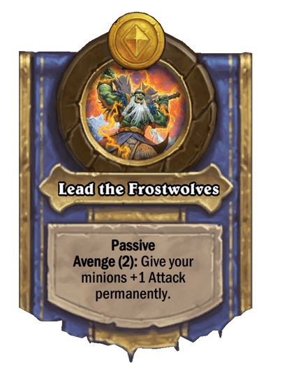 Frostwolf Fervor Hearthstone kártya