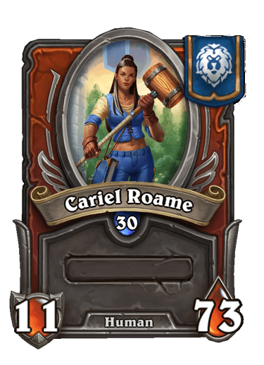 Cariel Roame Hearthstone kártya