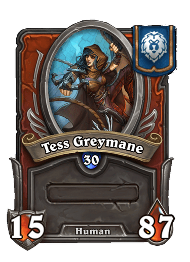 Tess Greymane Hearthstone kártya