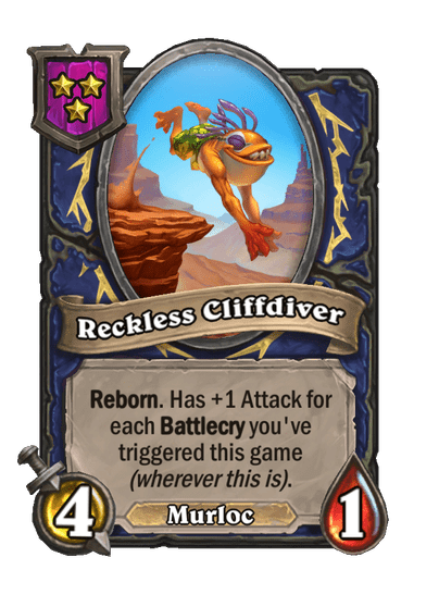 Reckless Cliffdiver Hearthstone kártya