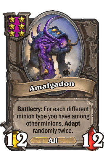 Amalgadon Hearthstone kártya