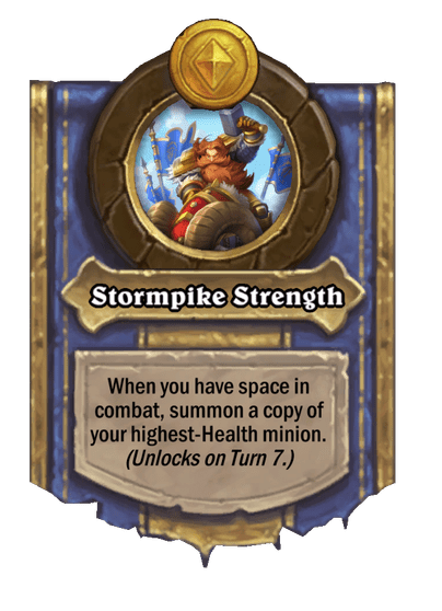 Stormpike Strength Hearthstone kártya