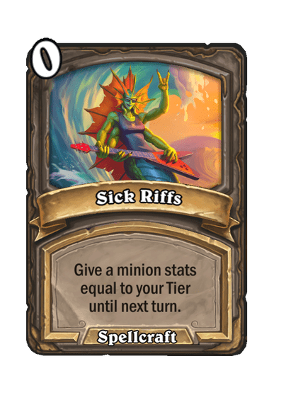 Sick Riffs Hearthstone kártya