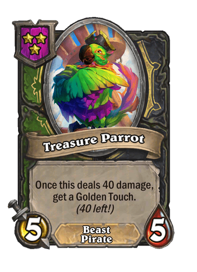Treasure Parrot Hearthstone kártya
