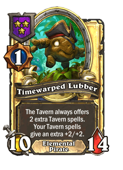 Timewarped Lubber Hearthstone kártya