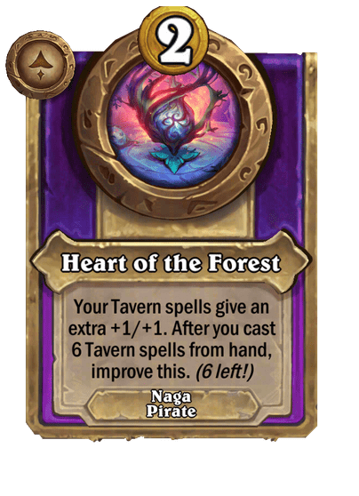 Heart of the Forest Hearthstone kártya
