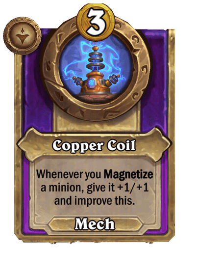 Copper Coil Hearthstone kártya