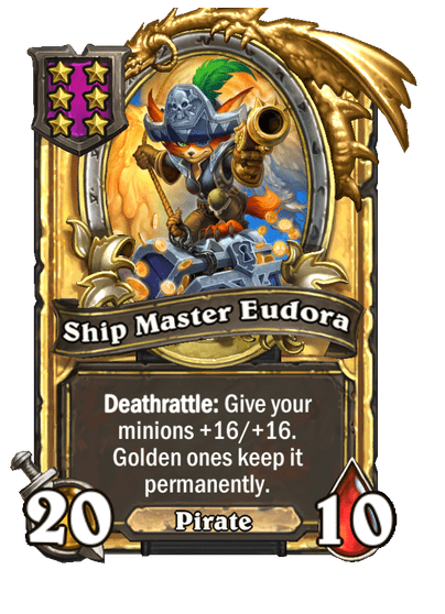 Ship Master Eudora Hearthstone kártya