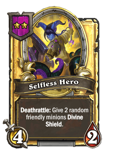 Selfless Hero Hearthstone kártya
