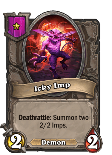 Icky Imp Hearthstone kártya