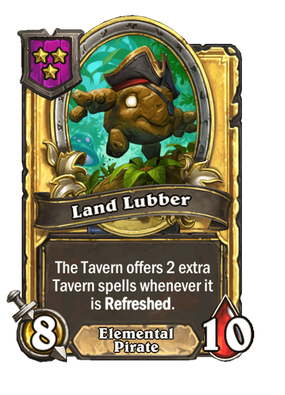 Land Lubber Hearthstone kártya