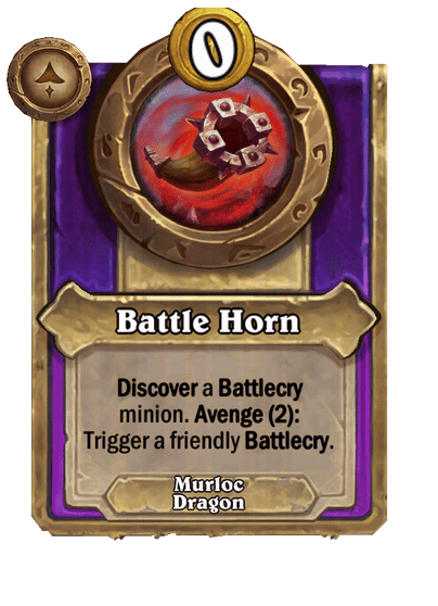 Battle Horn Hearthstone kártya