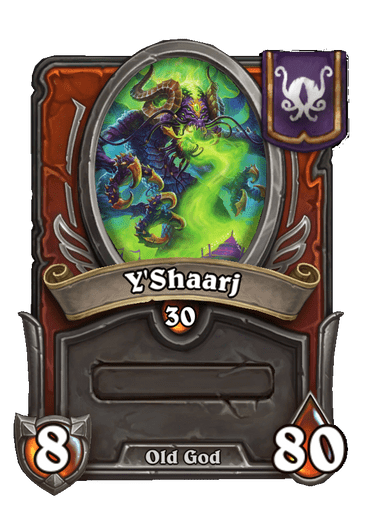 Y'Shaarj Hearthstone kártya