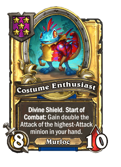 Costume Enthusiast Hearthstone kártya