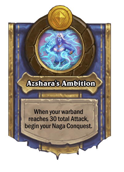 Azshara's Ambition Hearthstone kártya