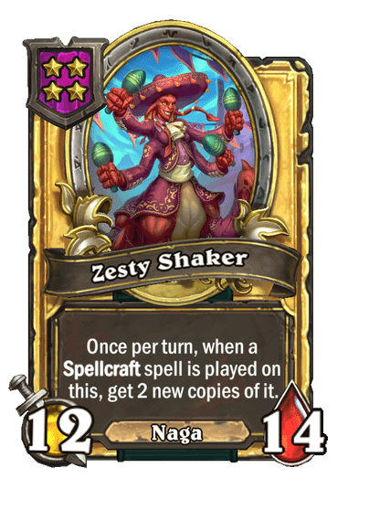 Zesty Shaker Hearthstone kártya