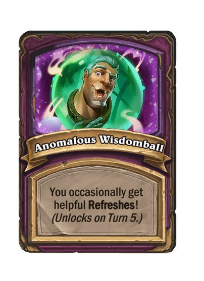 Anomalous Wisdomball Hearthstone kártya