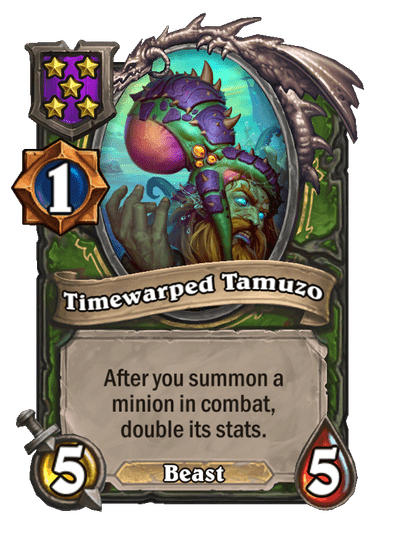 Timewarped Tamuzo Hearthstone kártya
