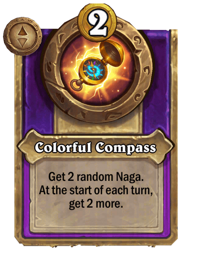 Colorful Compass Hearthstone kártya