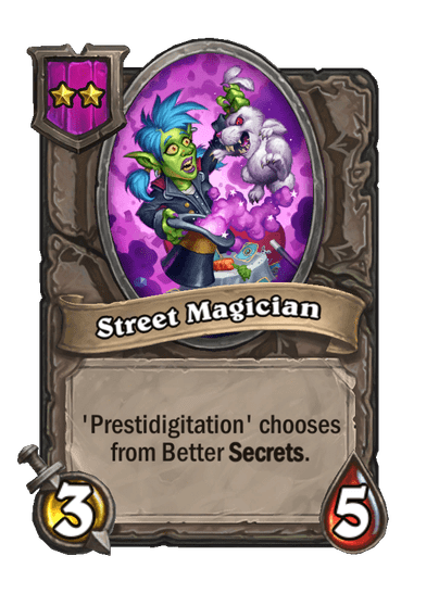 Street Magician Hearthstone kártya