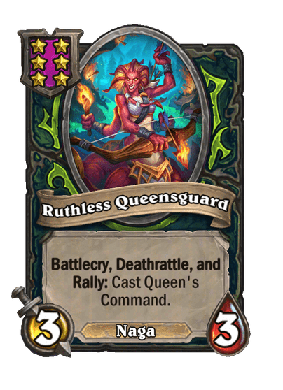 Ruthless Queensguard Hearthstone kártya