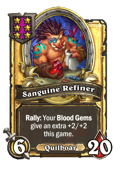 Sanguine Refiner Hearthstone kártya
