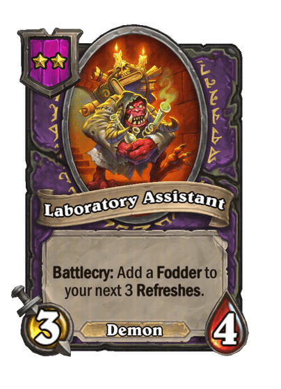 Laboratory Assistant Hearthstone kártya