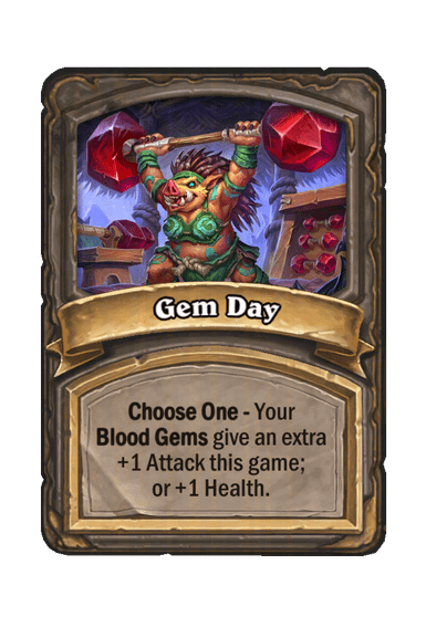 Gem Day Hearthstone kártya