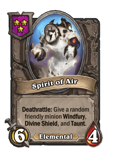 Spirit of Air Hearthstone kártya