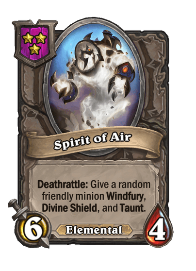 Spirit of Air Hearthstone kártya